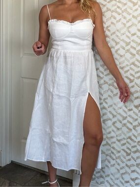 Reformation 8 Linen dress
